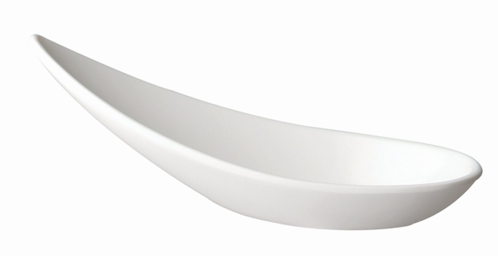 Fingerfoodlepel Ming Hing-11 wit set van 60 stuks 11.0x4.5x4.0cm melamine