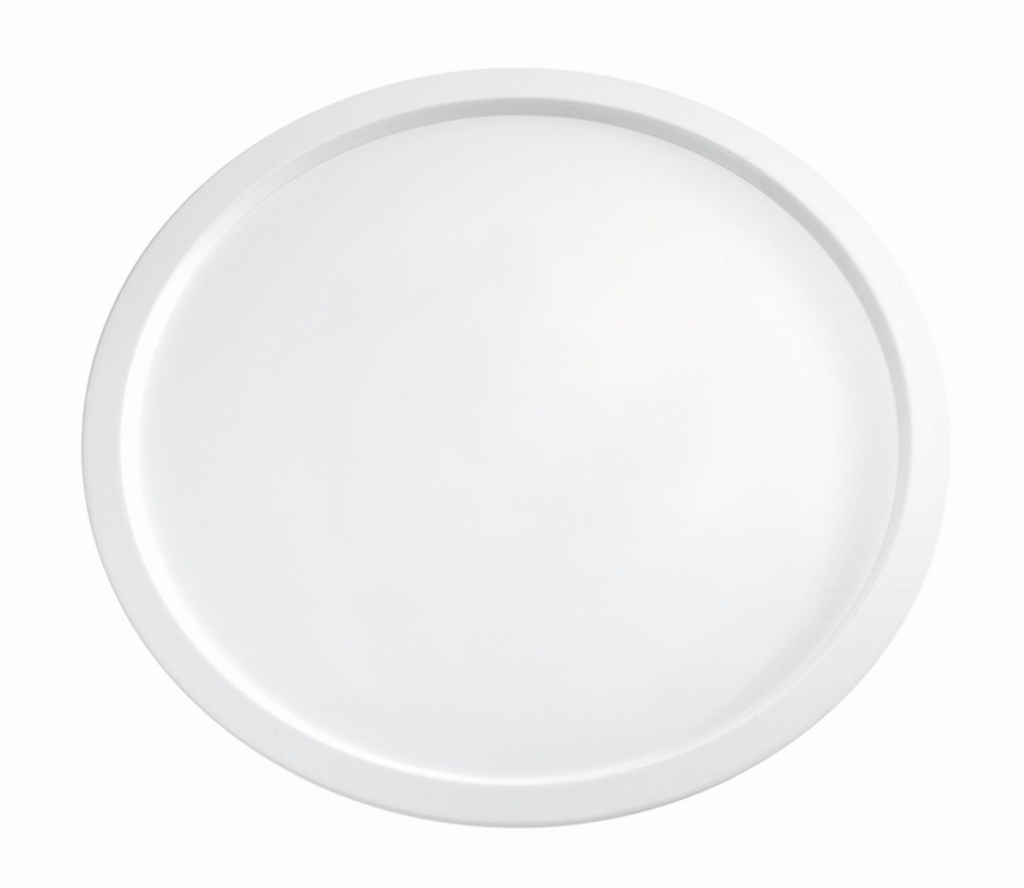 Melamine bord 38.0x38.0x2.5cm Pure wit