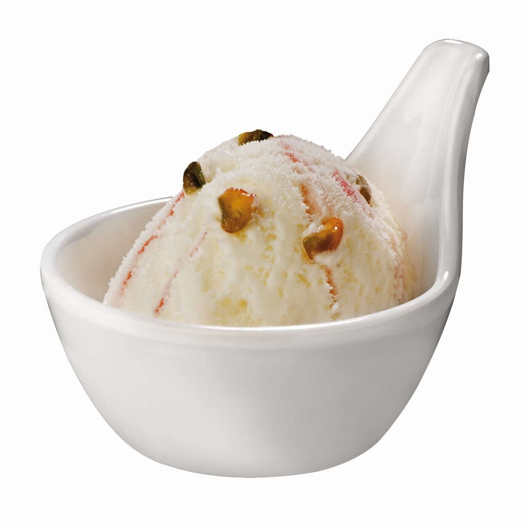 Mini gourmetschaaltje melamine 7.0x7.0x6.0cm 0.05 liter wit