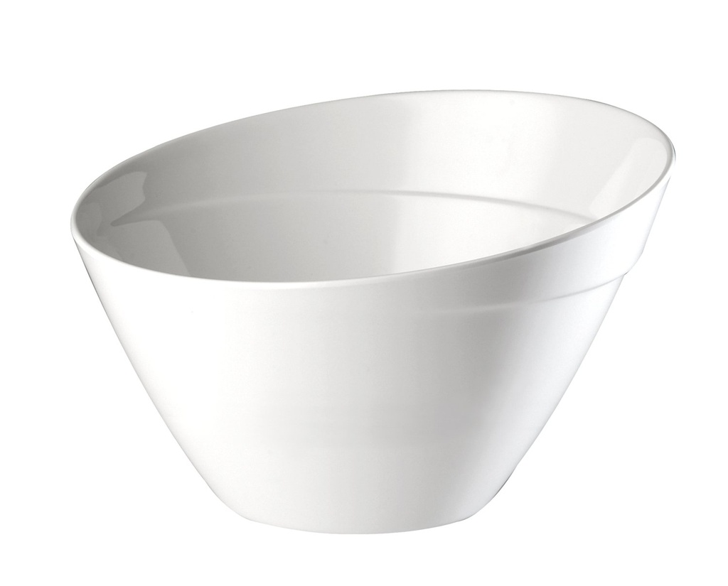 Schaal melamine 30.0x30.0x19.5cm Balance wit 5.0 liter met antislipvoetjes