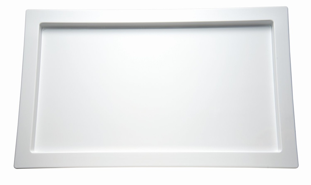 Melamine serveerschaal GN 1/3 32.5x17.6x2.0cm Frames wit