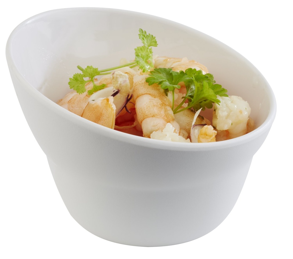Kom 0.13 liter 10.0x10.0x7.0cm Casual wit melamine
