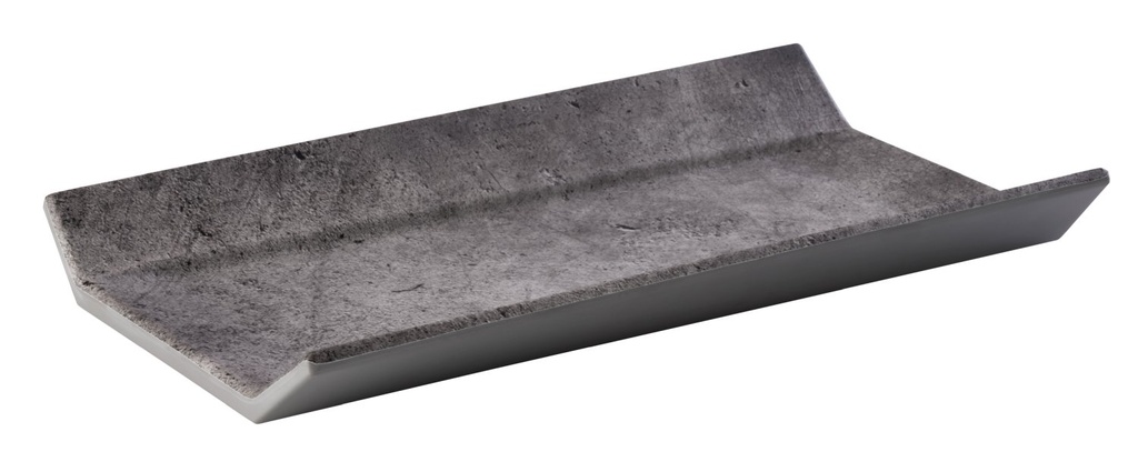 Melamine inzetbak GN 1/3 32.5x17.6x3.5cm Betonlook