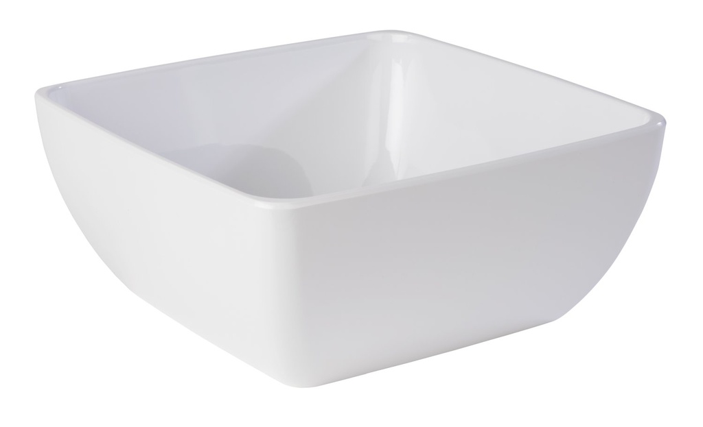 Kom melamine Pure 8.0 liter 32.0x32.0x14.0cm wit