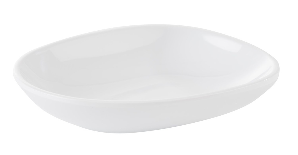 Mini bord melamine wit 10.5x8.5x2.0cm 0.07 liter