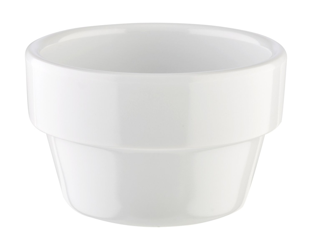 dipschaaltje Ø 6.0xH 3.5cm 0.04 liter bloempotmodel wit Melamine