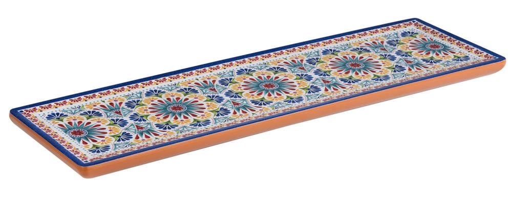 Schaal GN 2/4 53.0x16.2x2.0cm Arabesque terracottalook melamine