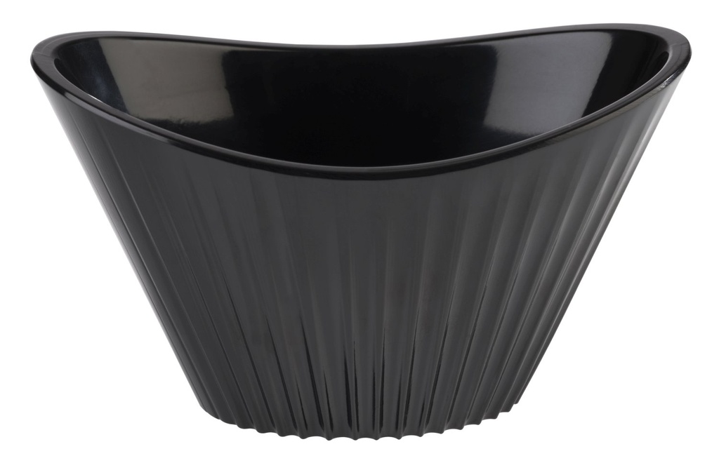 Mini kom melamine zwart 9.5x5.5x5.5cm