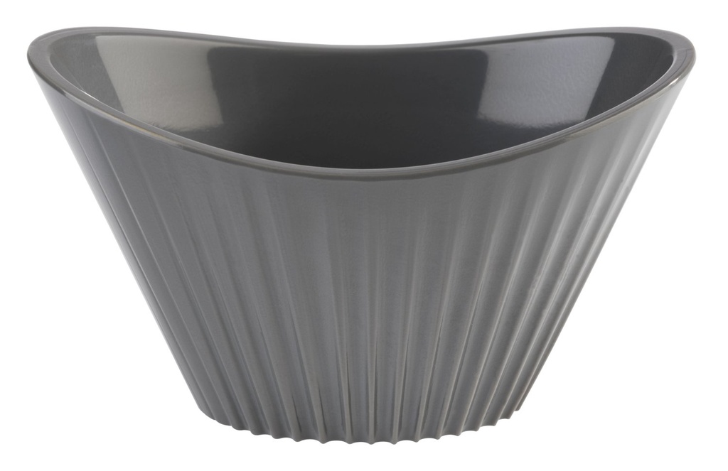 Melamine minikom 9.5x5.5x5.5cm 0.07 liter antraciet