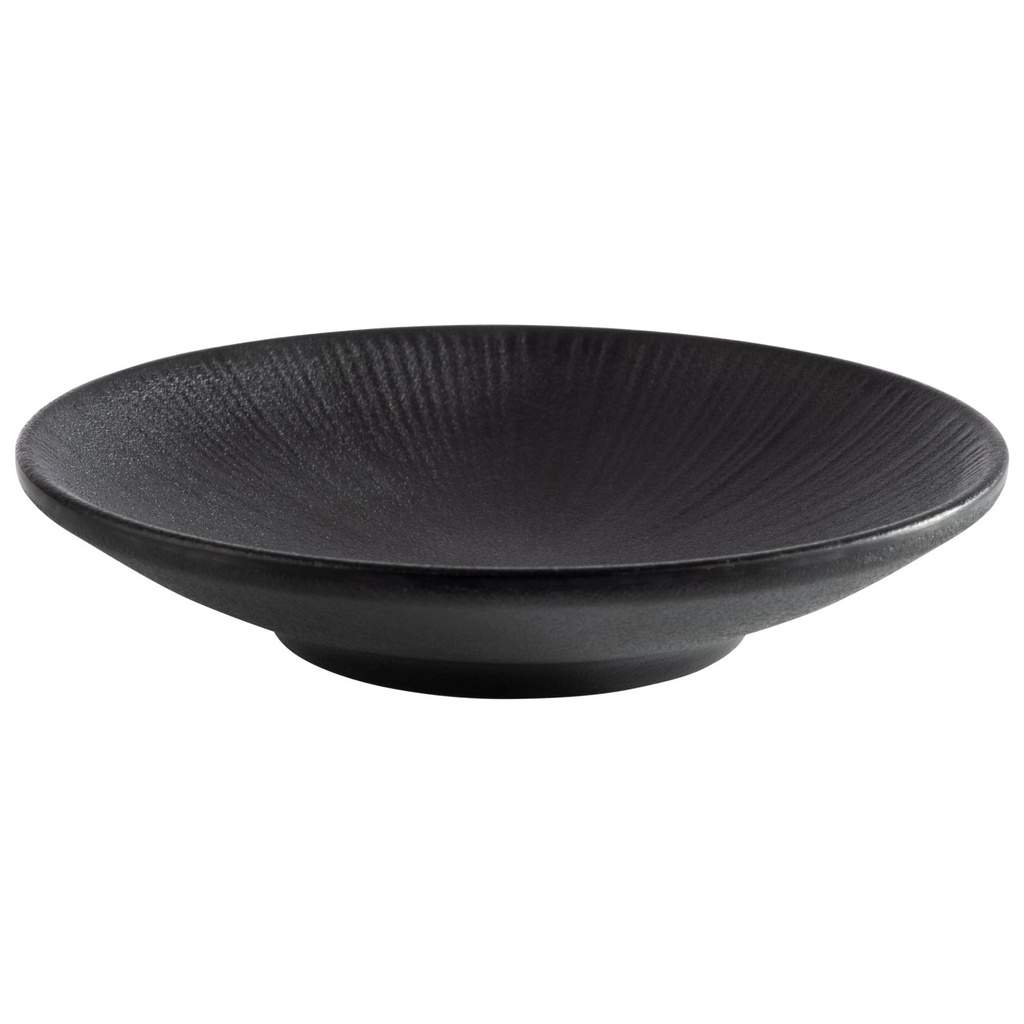 Melamine bord 15.0x15.0x3.0cm zwart