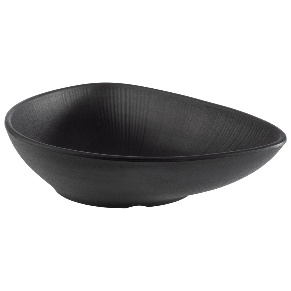 Melamine Kom 0.6 liter 23.0x18.0x5.0cm Nero Zwart