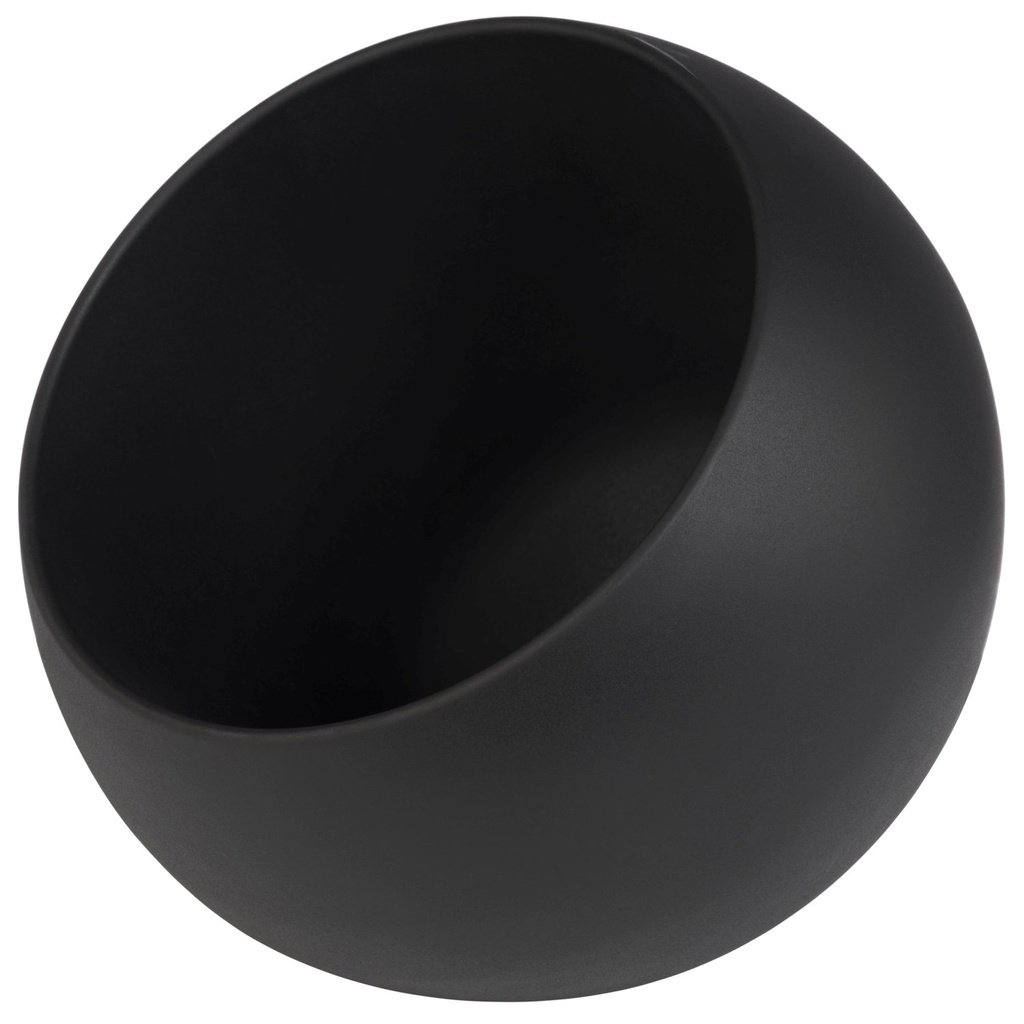 Serveerset 2-delig 0.8 liter 17.5x19.0cm hoog Moon zwart melamine