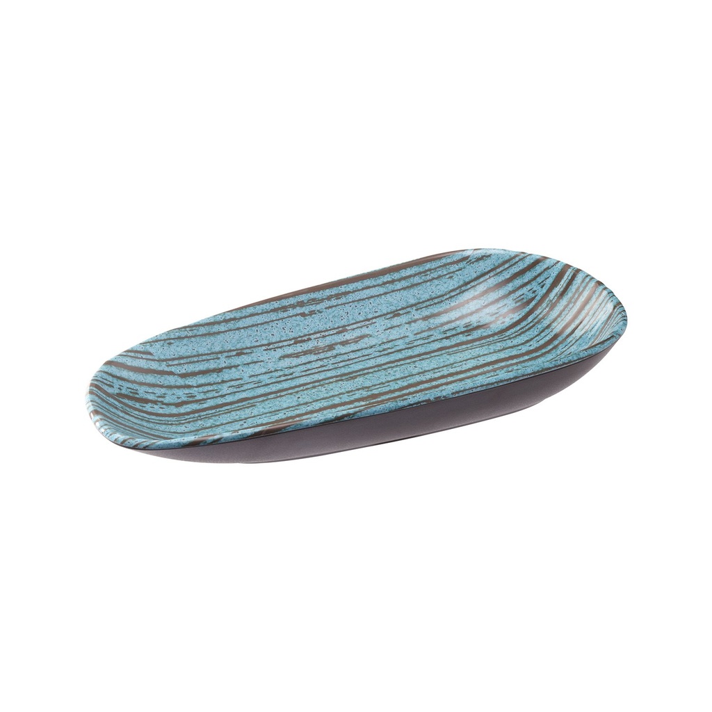 Bord Cancun Turkoois Bruin Decor 34.0x15.5x4.0cm Melamine