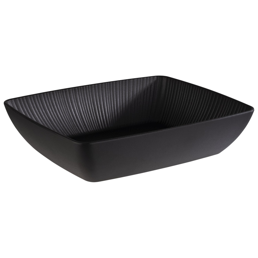 Melamine GN 1/2 kom 32.5x26.5x7.5cm (3.5 liter) zwart