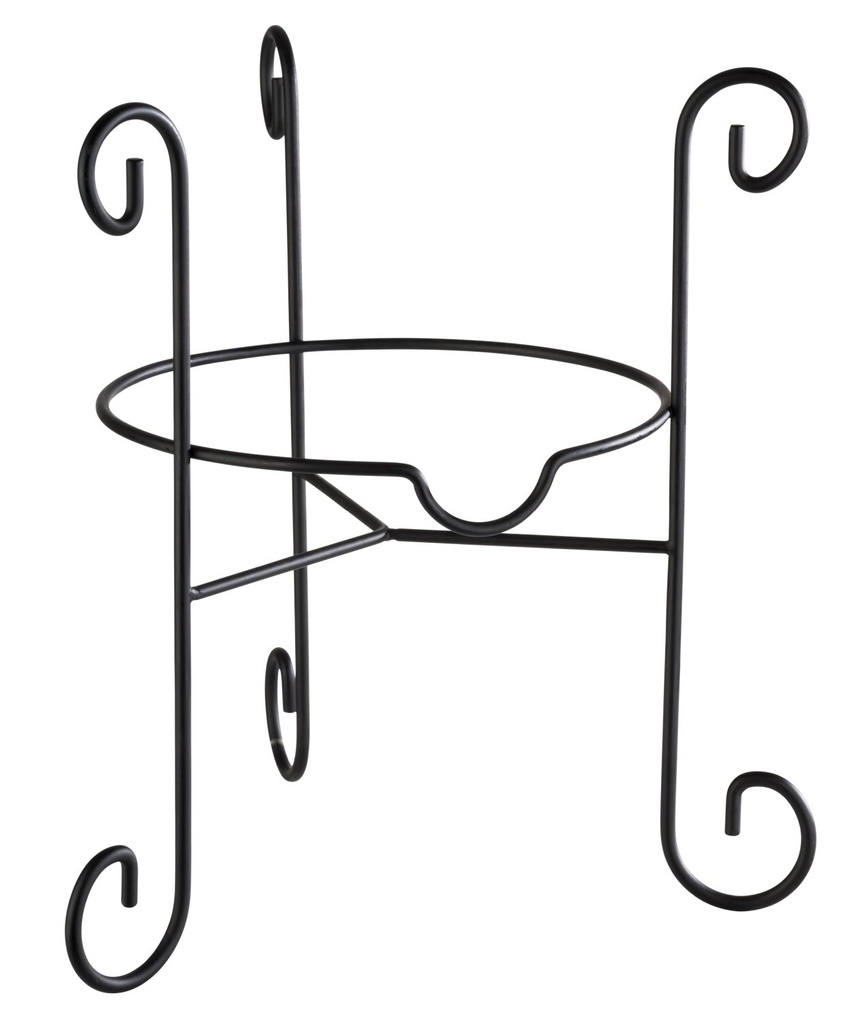 Standaard voor drankdispenser 27.0x27.0x31.5cm Klassiek zwart metaal