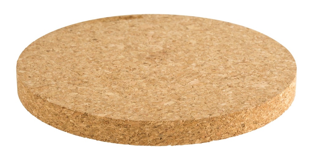 Onderzetter kurk voor drankendispenser 16.5x16.5x1.5cm