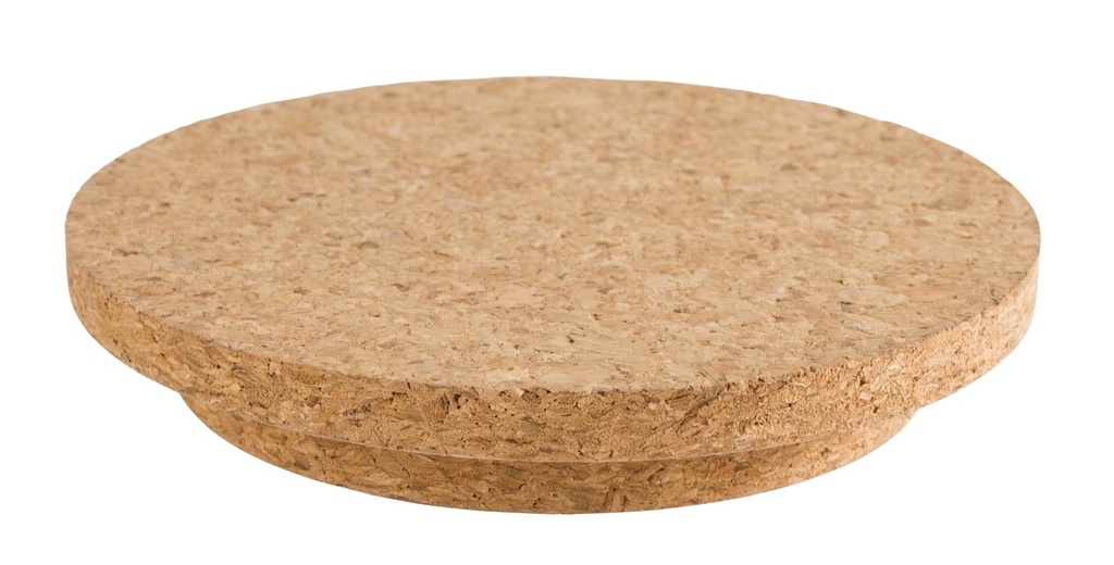 Kurken deksel voor drankendispenser 11.5x11.5x1.5cm