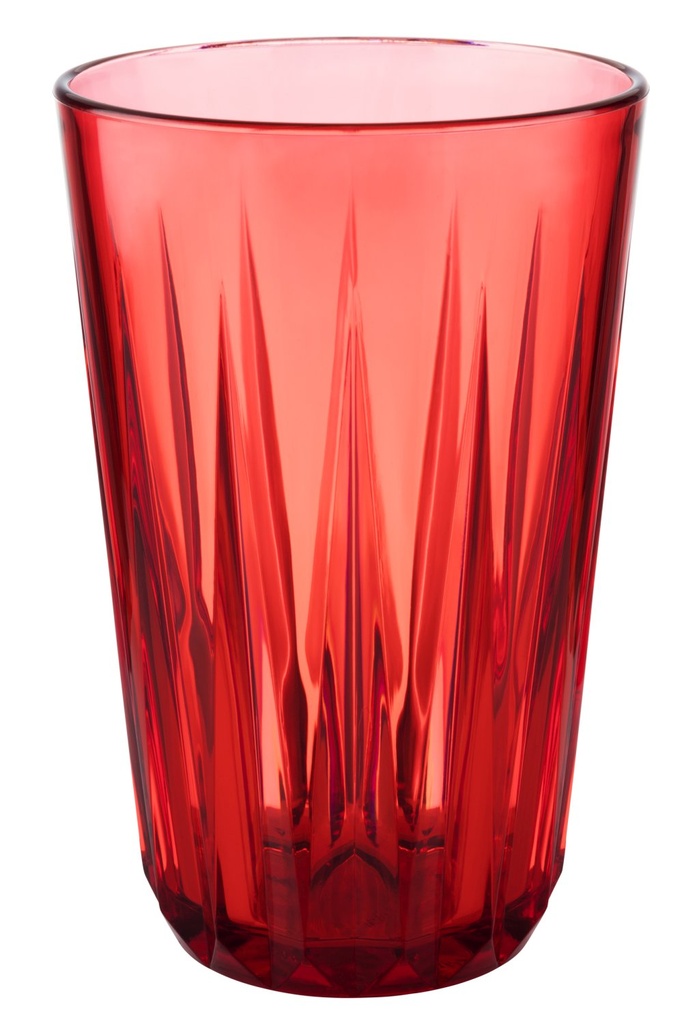 Drinkbeker 0.3 liter Ø 8.0x12.5cm Tritan Kristal Rood Ster