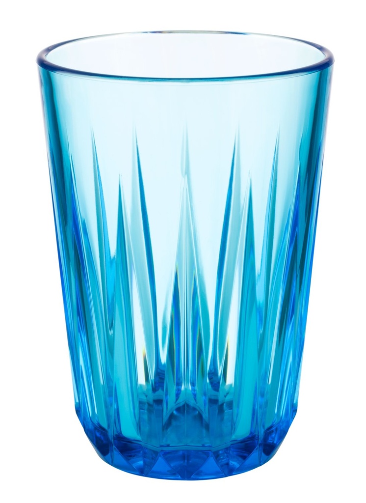 Drinkglas 0.2 liter 7.5x7.5x11.0cm Tritan kristal look hemelsblauw