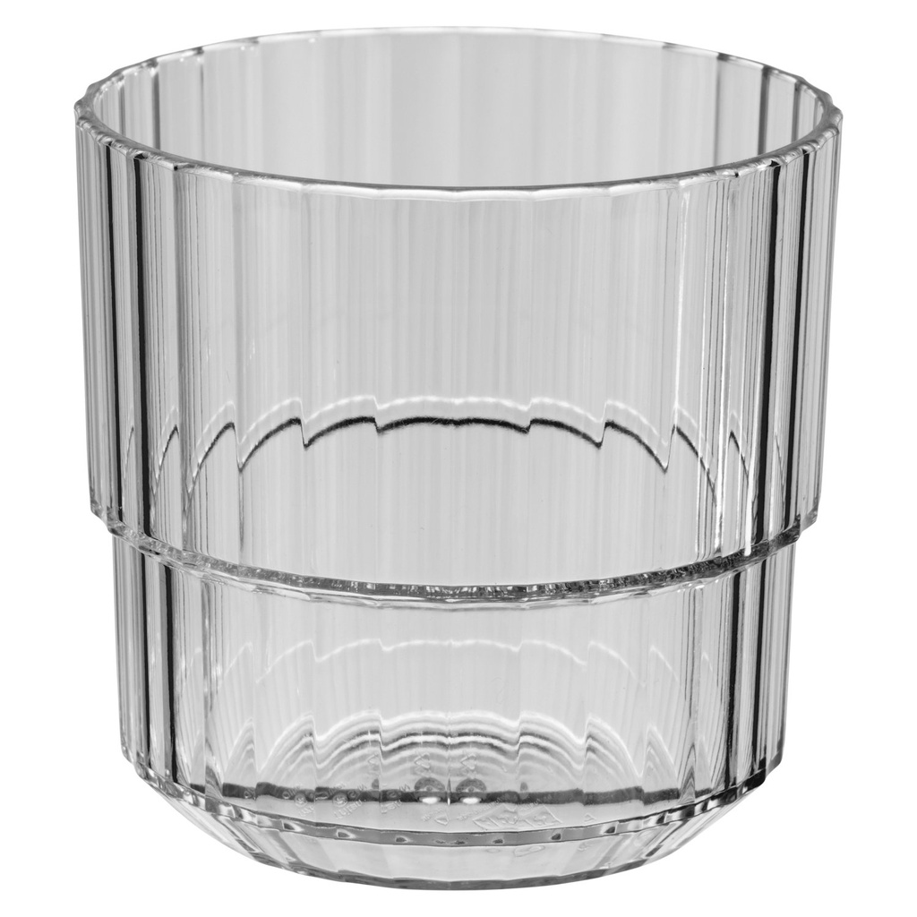 Drinkglas 8.5x8.5x8.0cm 220.0 ml Linea Tritan Frans grijs