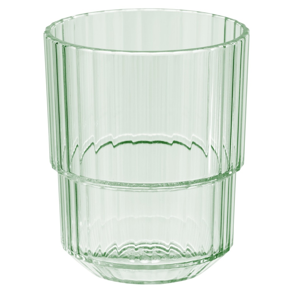 Drinkglas 6.5x6.5x8.0cm Linea lichtgroen 150.0 ml set van 48 Tritan