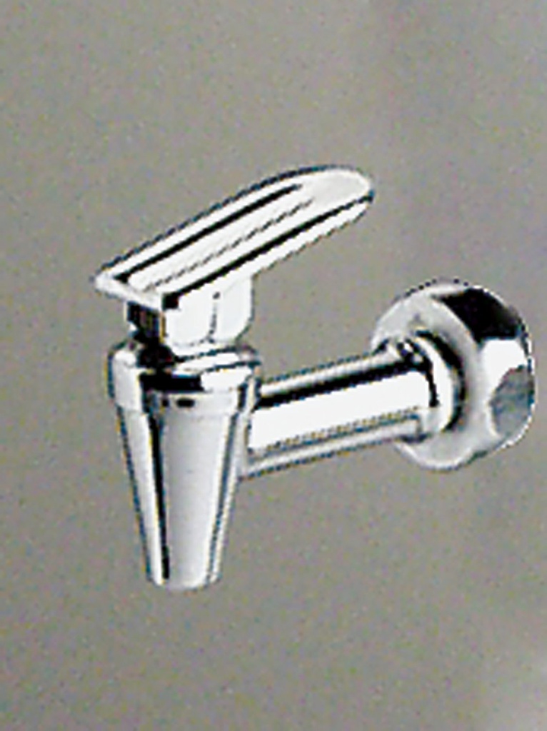 Druppelvrije kraan lange schacht voor 6.0 liter drankdispenser 18/10 RVS ABS met siliconen afdichting 8.0x3.0x7.5cm