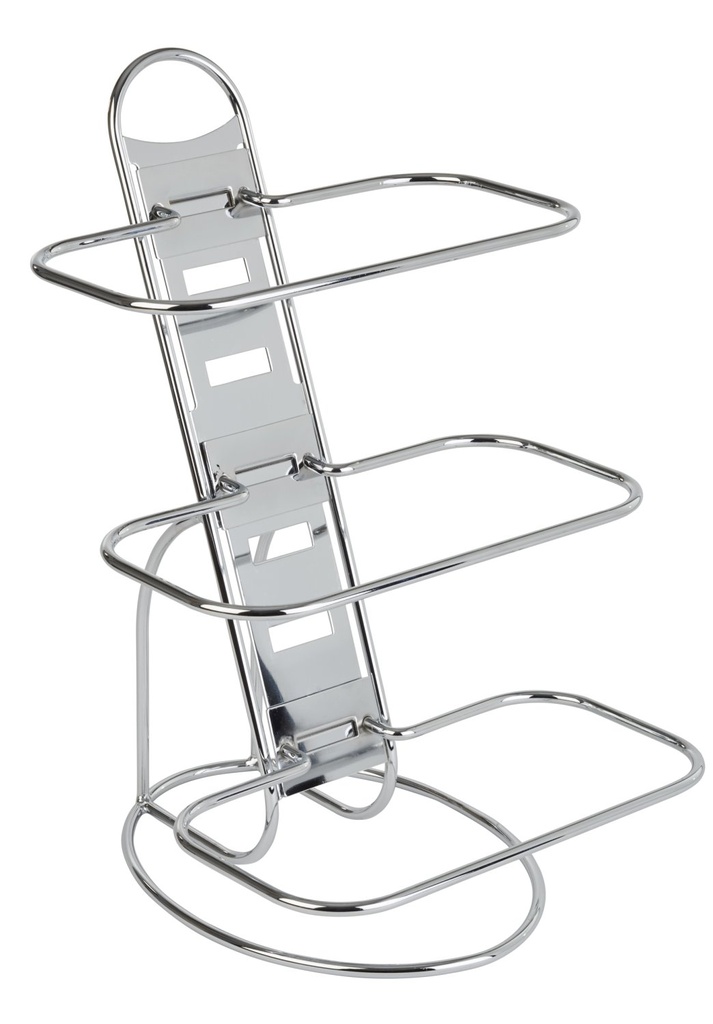 Kleine Buffet Etagère 32.5x32.0x49.0cm voor GN 1/3 verchroomd metaal met 3 enkele ringen