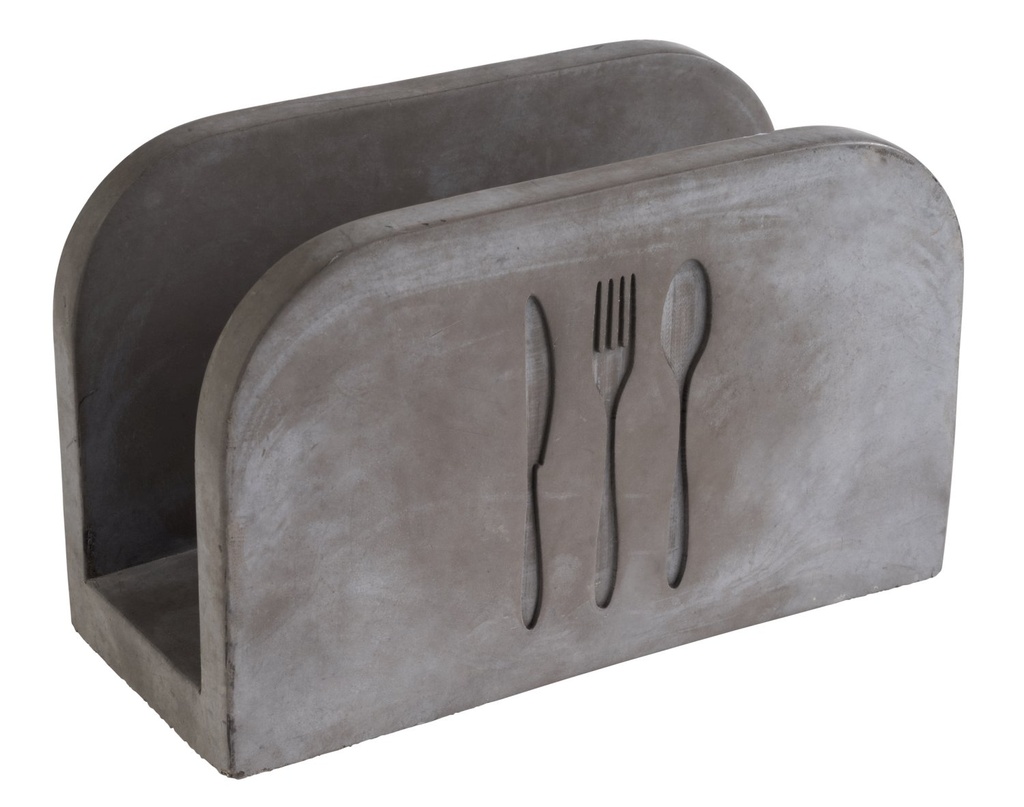 Betonnen servettenhouder 16.0x7.5x10.0cm