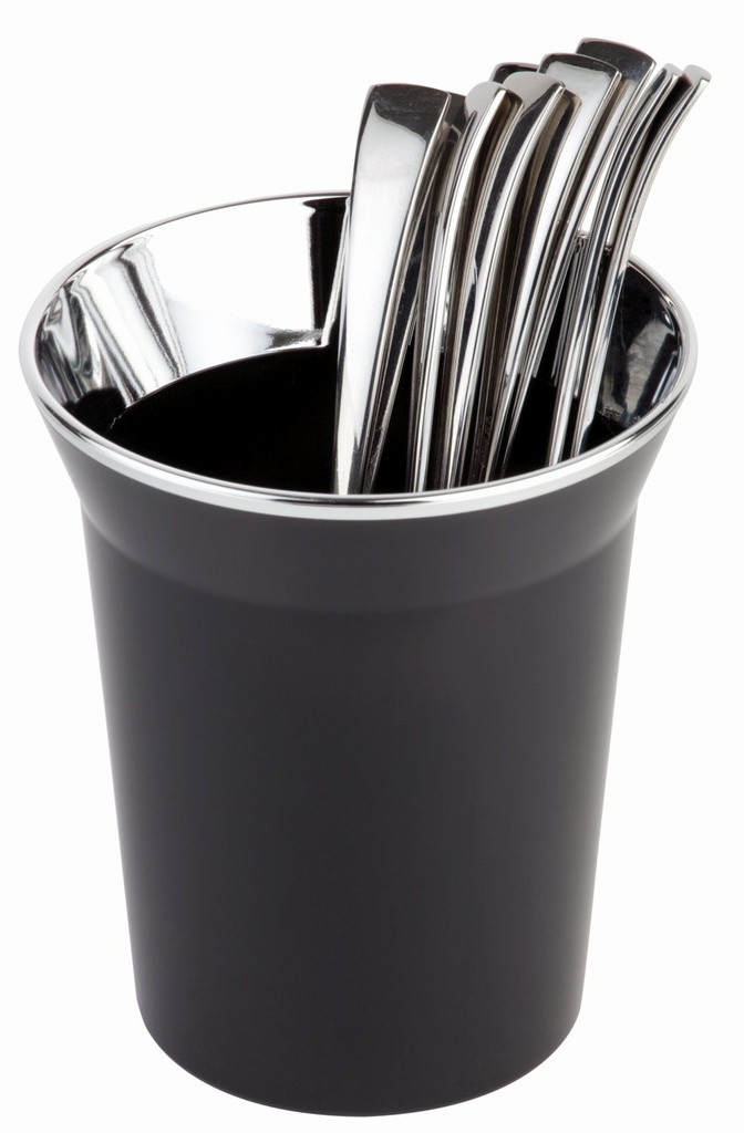 Tafelbestekbak 13.0x13.0x15.0cm SAN zwart