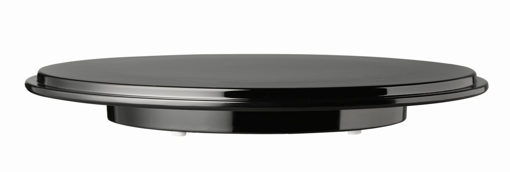 Taartplateau 31.0x31.0x3.5cm melamine zwart