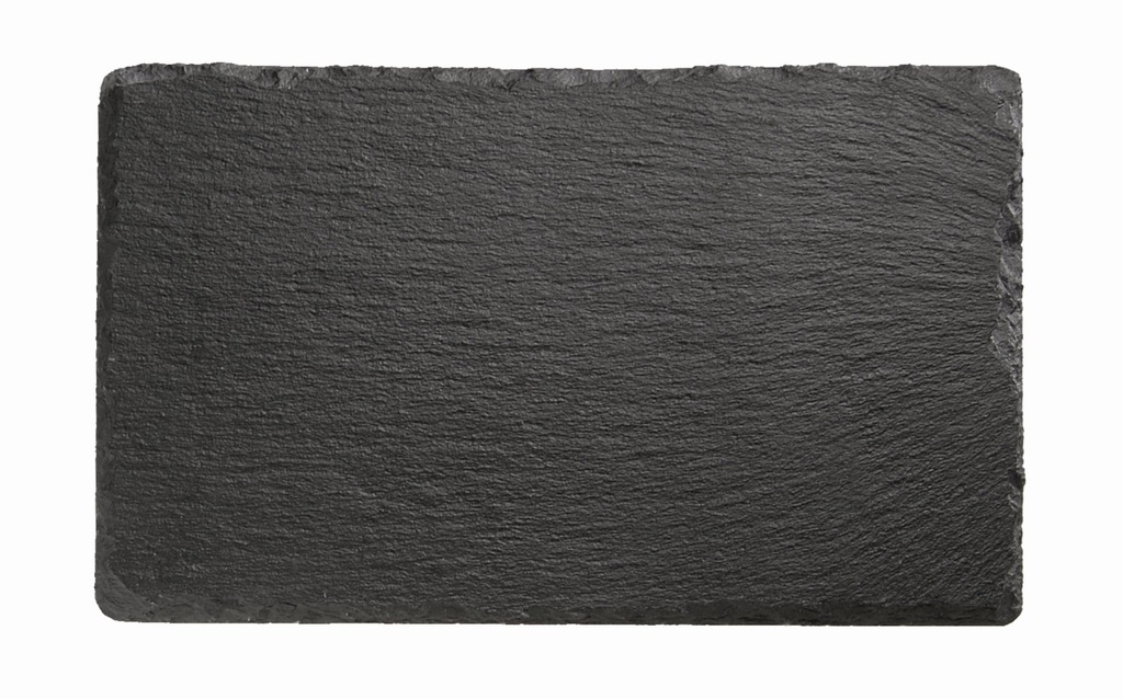 Natuurlijke leistenen serveerschaal 24.0x15.0x1.0cm naturel