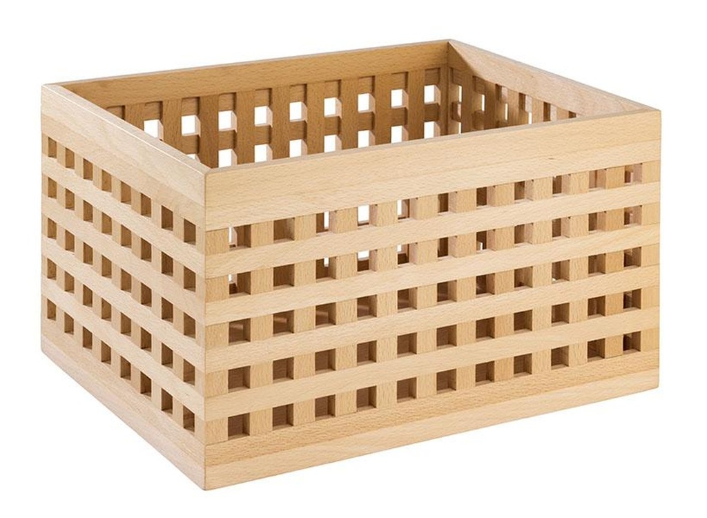 Beukenhouten broodstation met snijplanken 34.0x26.0x20.0cm naturel