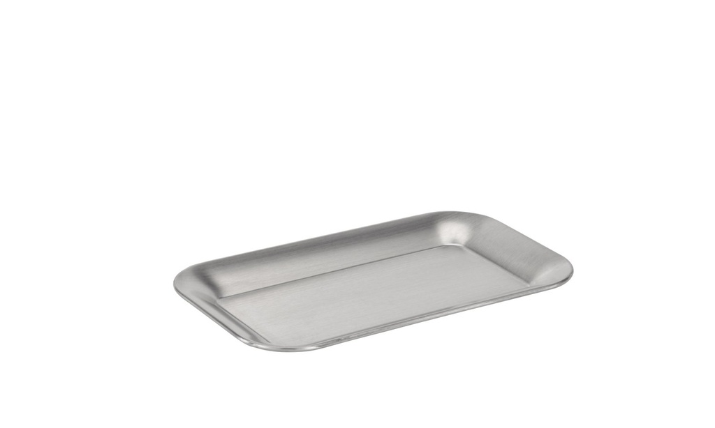 Dienblad 21.1x12.6x1.0cm Koffiehuis RVS Gesatineerd