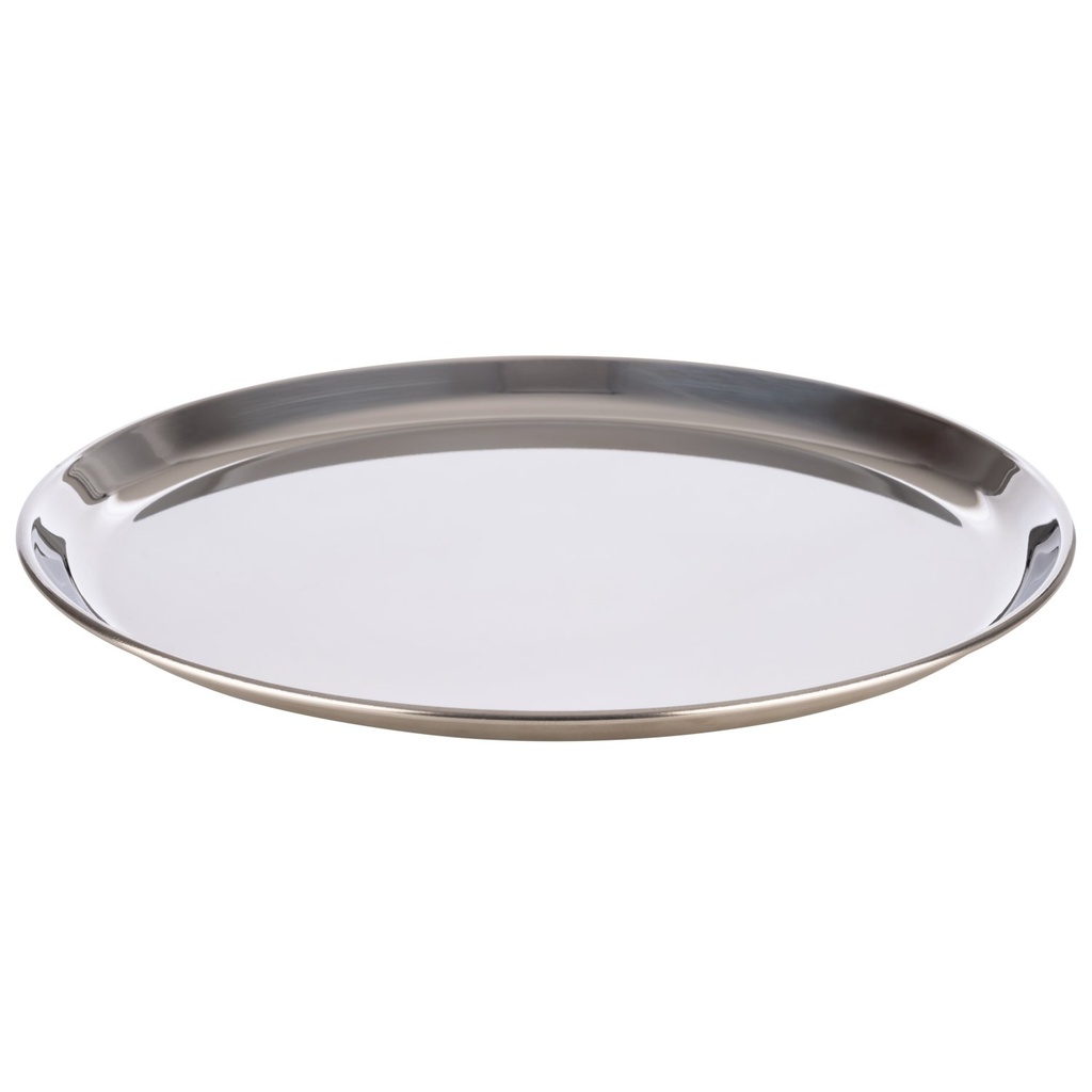 Dienblad hoogglans gepolijst 27.0x27.0x1.5cm RVS