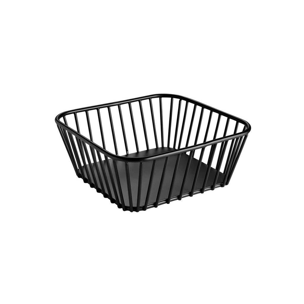 Metalen mand met antislipvoetjes GN 1/6 17.6x16.2x7.0cm Urban zwart