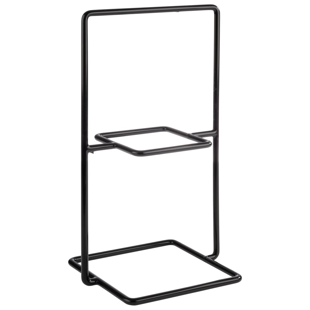 Buffetstandaard 23.0x19.0x40.5cm Perfecto zwart metaal pvc met antislipcoating