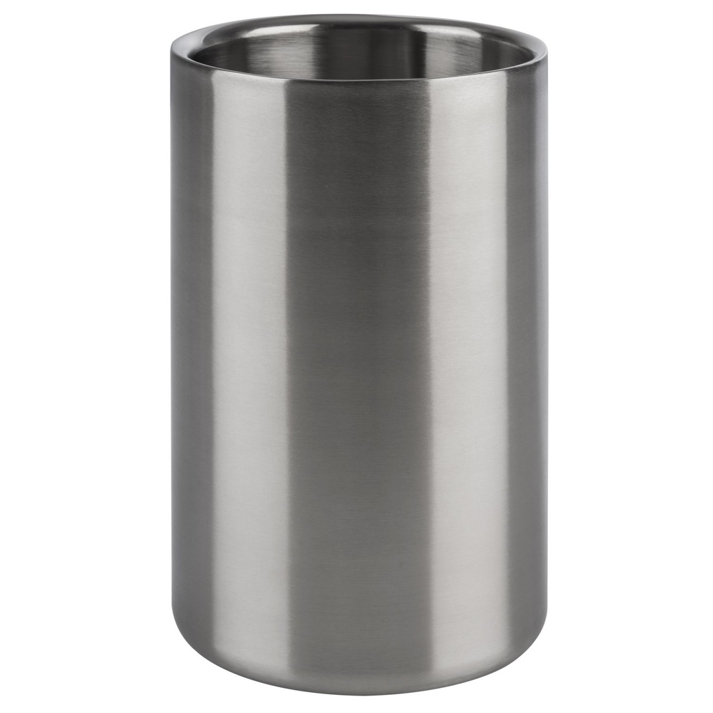 Flessenkoeler Dubbelwandig Ø12.0xH20.0cm 18/8 RVS Satijnglans