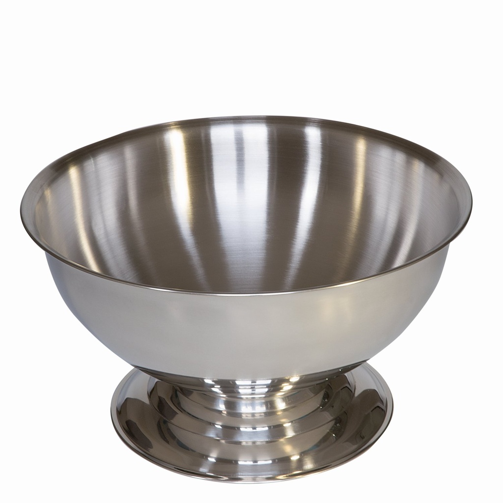 Champagnekoeler rond 40.5x40.5x22.5cm 13.5 liter rvs gepolijst