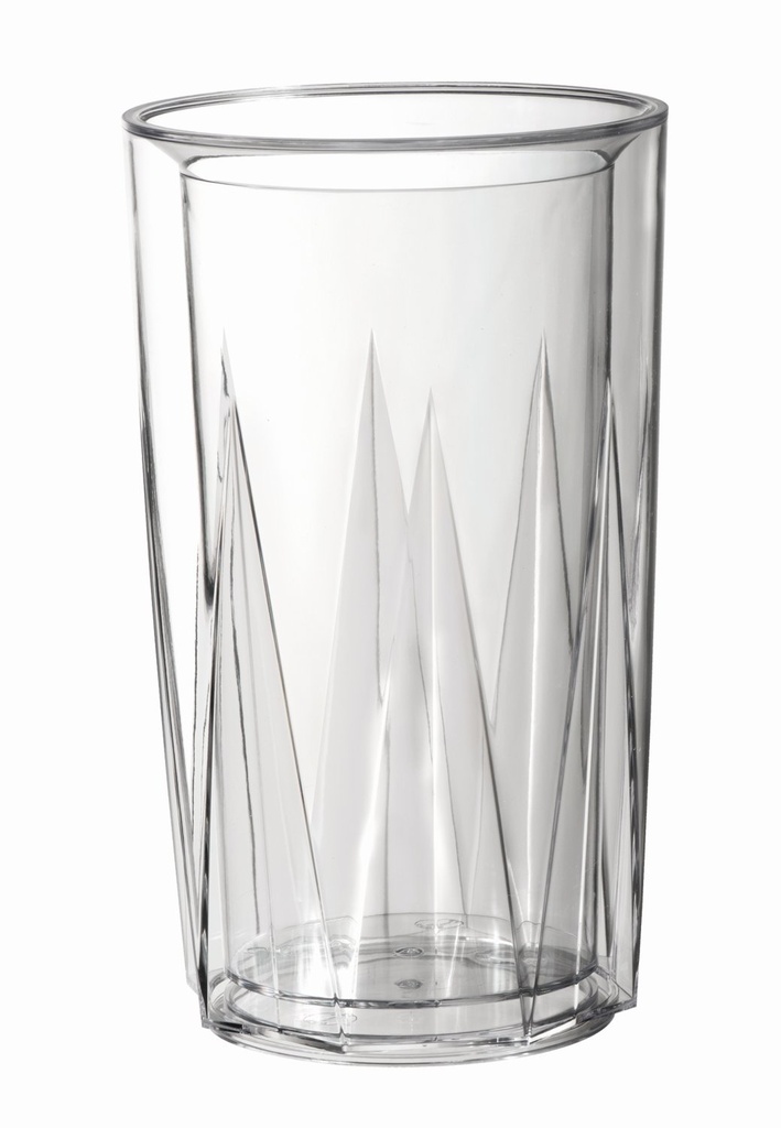 Flessenkoeler dubbelwandig kunststof 13.5x13.5x23.0cm transparant Sieger Design