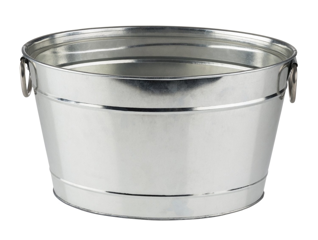 Drankkoeler 40.0x28.0x22.0cm 11.0 liter gegalvaniseerd metaal met PVC inzetstuk