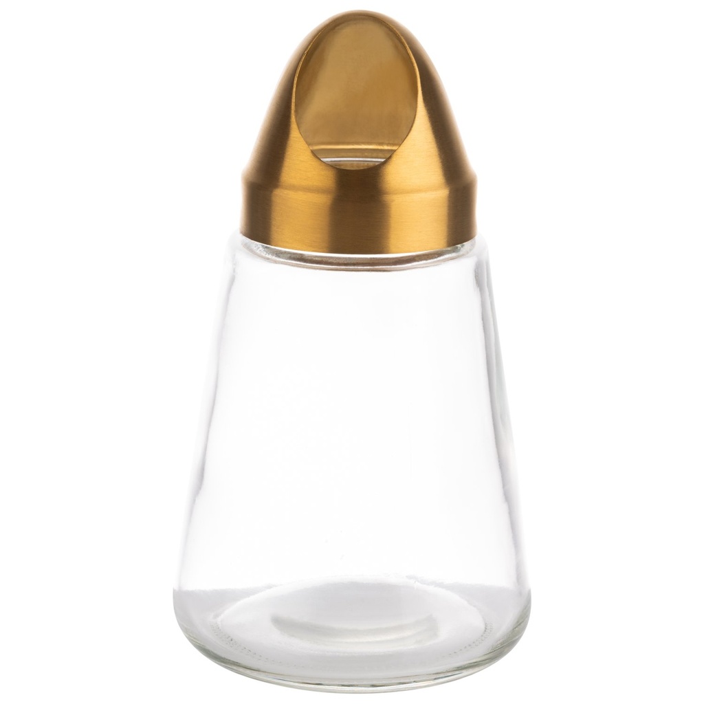 Snackdispenser 8.5x8.5x15.5cm Notouch goudkleurig