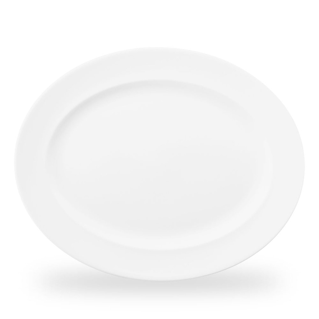 Schaal ovaal 36.5cm x 29.3cm Classic white Churchill