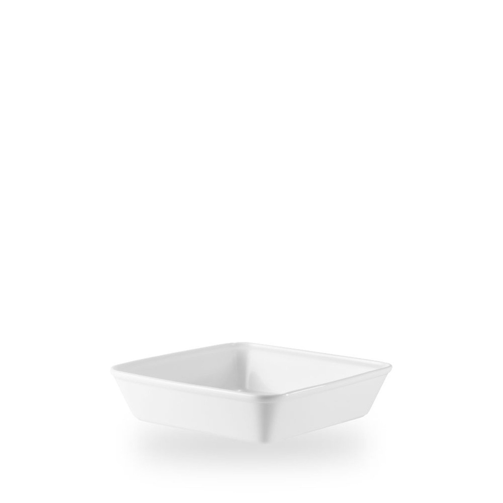 Schaal vierkant 25.0cm x 25.0cm h 6.2cm Counter serve white cookware Churchill