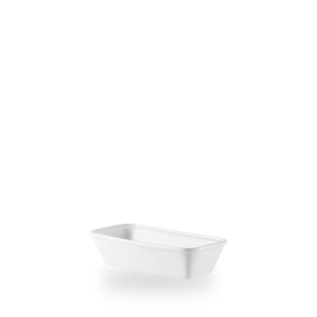 Schaal rechthoek 25.0cm x 12.0cm h 6.2cm Counter serve white cookware Churchill