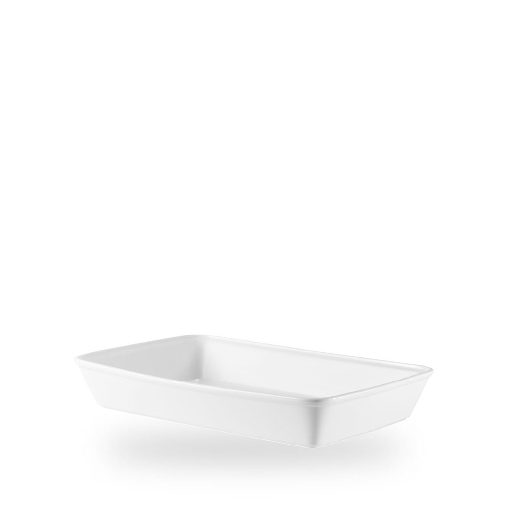 Schaal rechthoek 38.0cm x 25.0cm h 6.2cm Counter Serve White Cookware Churchill