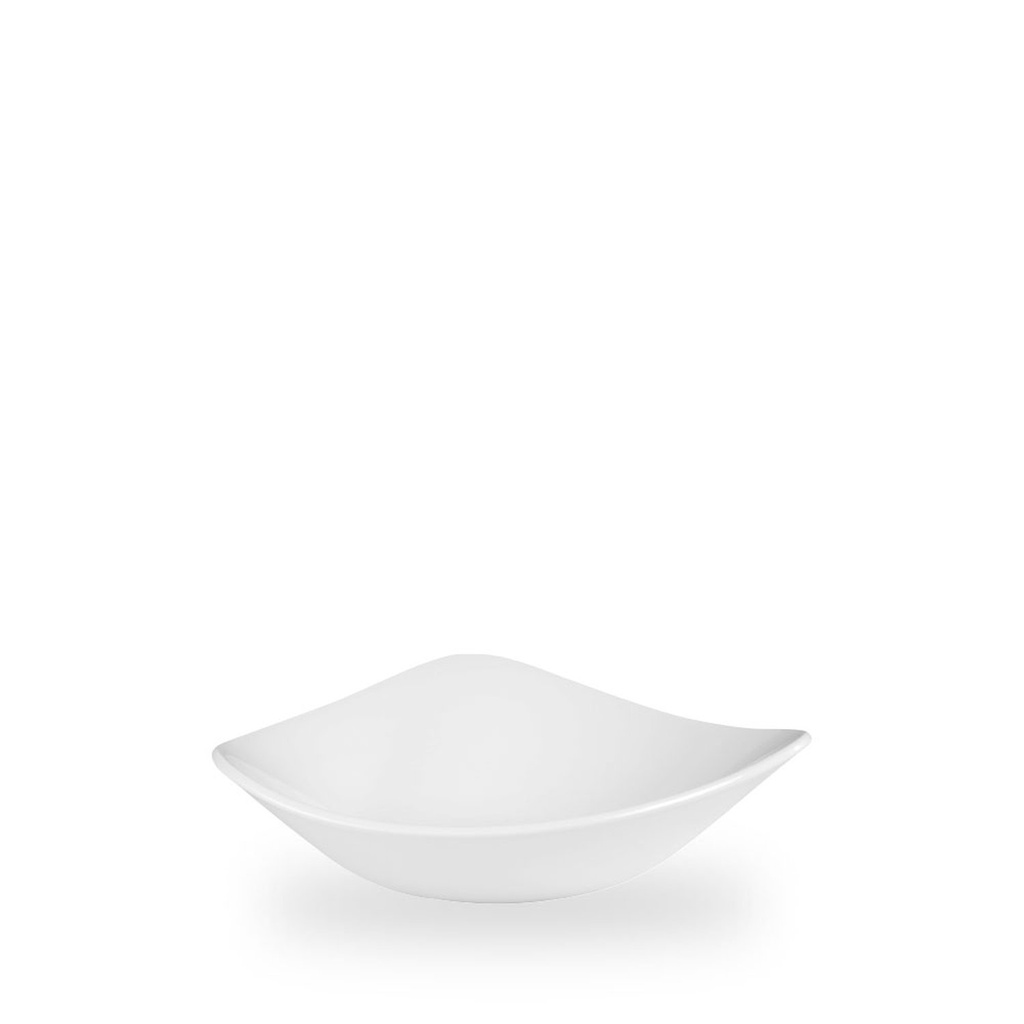 Kom driehoek 23.5cm 60.0cl Lotus White Churchill
