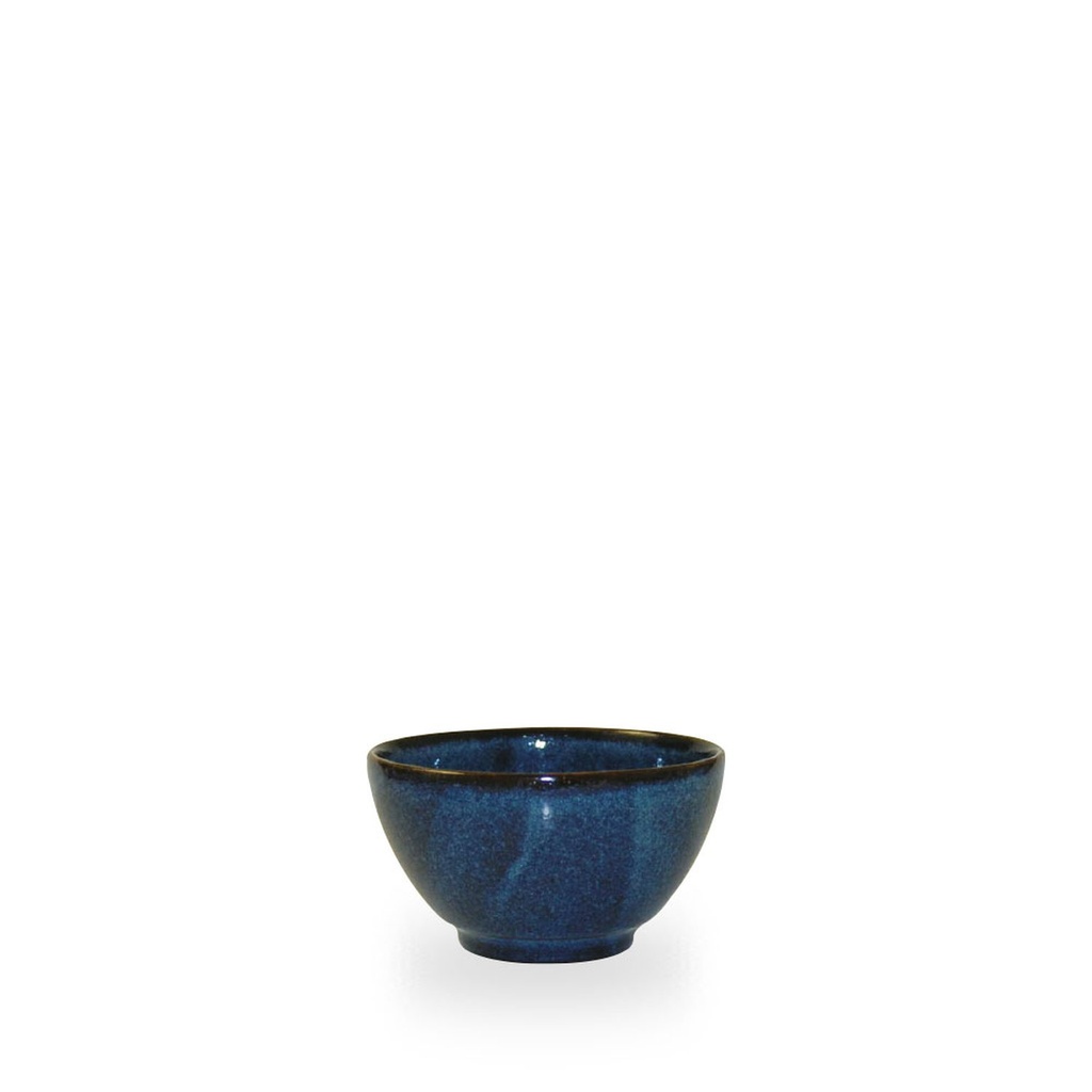 Kom 13.0cm h 7.6cm 55.0cl Bit on the side sapphire blue Churchill