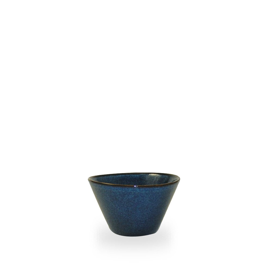 Kom 12.9cm h 7.6cm 50.0cl Bit on the side sapphire blue Churchill