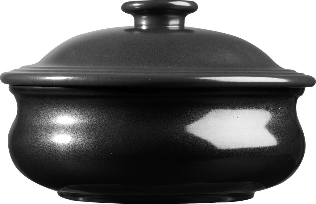 Kom 14.0cm 43.0cl Rustics Black Sparkle Churchill