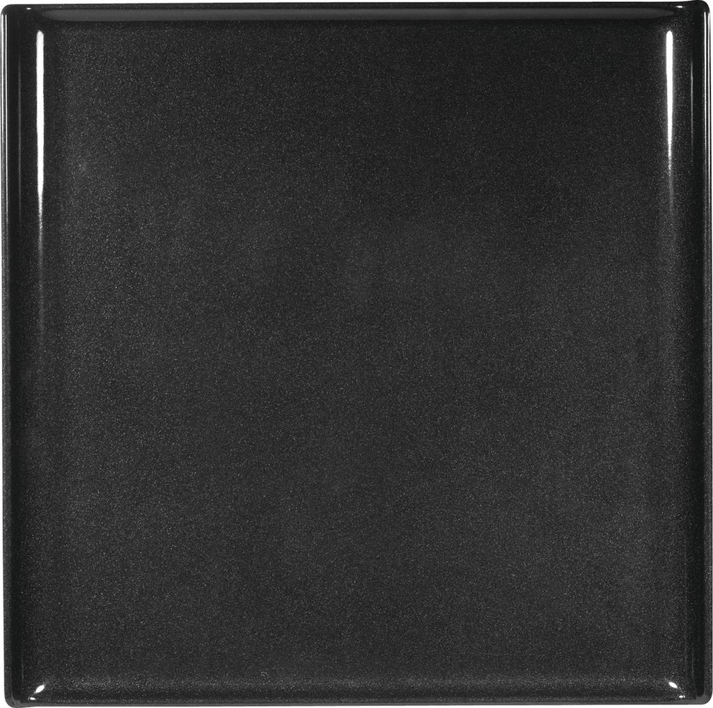 Schaal vierkant 30.3cm x 30.3cm Melamine Trays Black Plastic Churchill